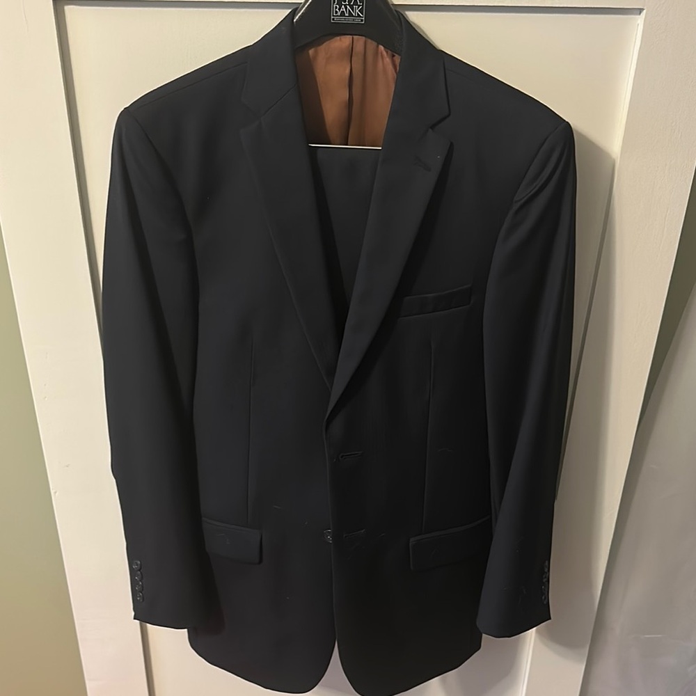 Joseph A. Bank Navy Suit